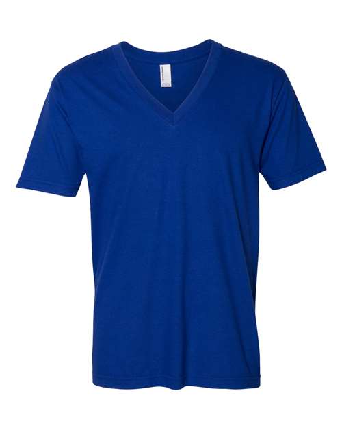 American Apparel 2456W Unisex Fine Jersey Short-Sleeve V-Neck T-Shirt #color_LAPIS