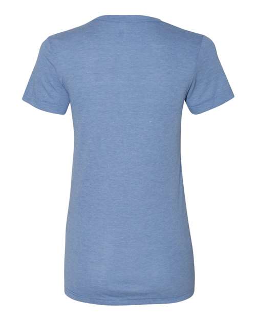 American Apparel TR301W Ladies' Triblend Short-Sleeve Track T-Shirt #color_ATHLETIC BLUE
