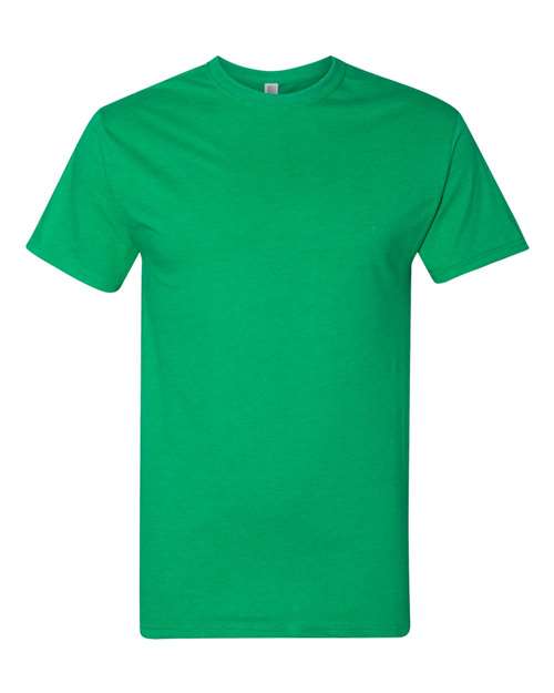 Jerzees 460R Adult 4.6 oz. Premium Ringspun T-Shirt #color_IRISH GREEN HTHR