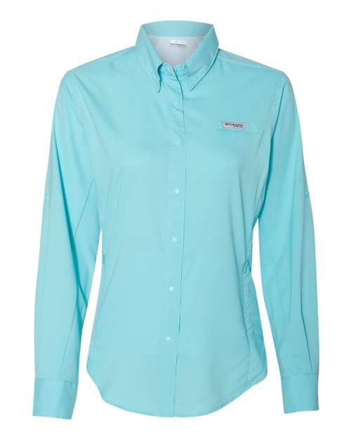 Columbia 7278 Ladies' Tamiami II Long-Sleeve Shirt #color_CLEAR BLUE