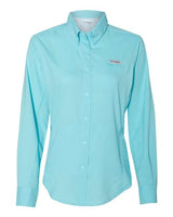 Columbia 7278 Ladies' Tamiami II Long-Sleeve Shirt #color_CLEAR BLUE