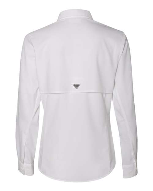 Columbia 7278 Ladies' Tamiami II Long-Sleeve Shirt #color_WHITE