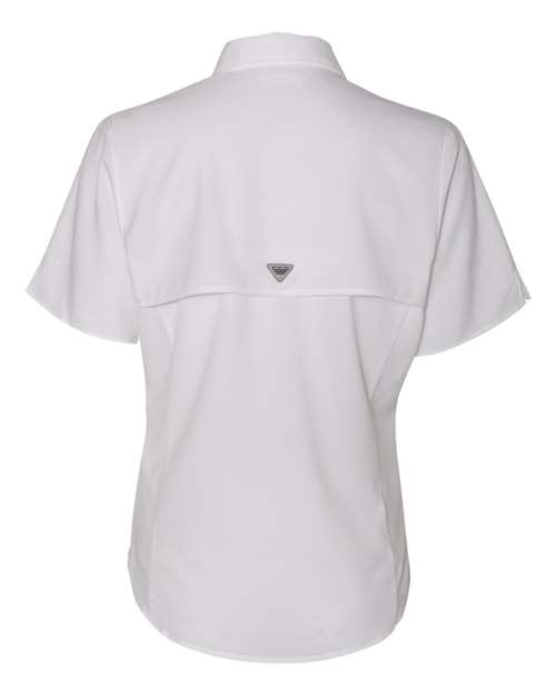 Columbia 7277 Ladies' Tamiami II Short-Sleeve Shirt #color_WHITE