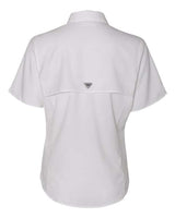 Columbia 7277 Ladies' Tamiami II Short-Sleeve Shirt #color_WHITE