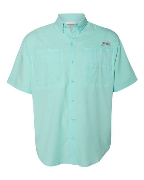 Columbia 7266 Men's Tamiami II Short-Sleeve Shirt #color_GULF STREAM