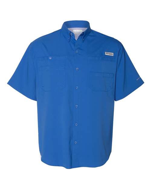 Columbia 7266 Men's Tamiami II Short-Sleeve Shirt #color_VIVID BLUE