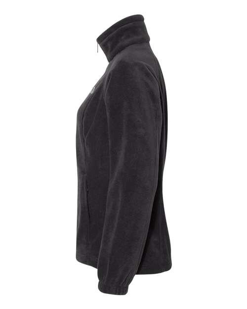 Columbia 6439 Ladies' Benton Springs Full-Zip Fleece #color_BLACK