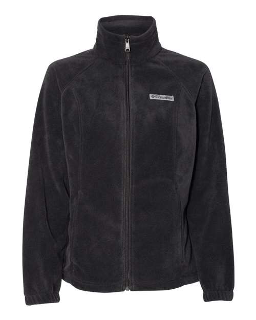 Columbia 6439 Ladies' Benton Springs Full-Zip Fleece #color_BLACK