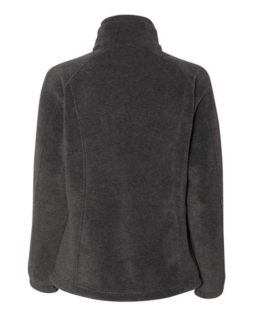 Columbia 6439 Ladies' Benton Springs Full-Zip Fleece #color_CHARCOAL HTHR