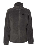 Columbia 6439 Ladies' Benton Springs Full-Zip Fleece #color_CHARCOAL HTHR