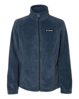 Columbia 6439 Ladies' Benton Springs Full-Zip Fleece #color_COLUMBIA NAVY