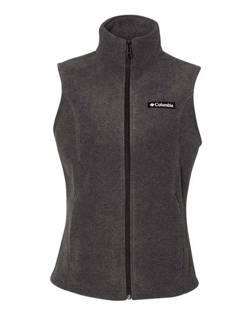 Columbia C1023 Ladies' Benton Springs Vest #color_CHARCOAL HTHR