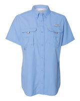 Columbia 7313 Ladies' Bahama Short-Sleeve Shirt #color_WHITECAP BLUE