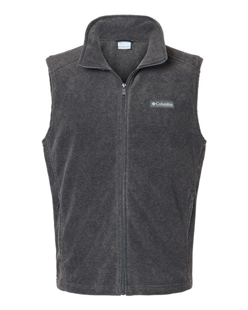 Columbia 6747 Men's Steens Mountain Vest #color_CHARCOAL HTHR