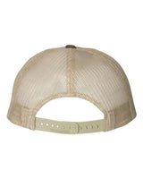 Richardson 115 Low Pro Trucker Cap #color_Brown/ Khaki