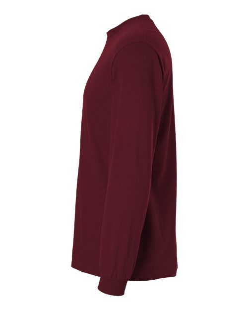 Gildan G840 Adult 50/50 Long-Sleeve T-Shirt #color_MAROON