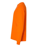 Gildan G840 Adult 50/50 Long-Sleeve T-Shirt #color_S ORANGE