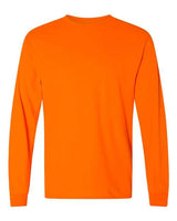 Gildan G840 Adult 50/50 Long-Sleeve T-Shirt #color_S ORANGE