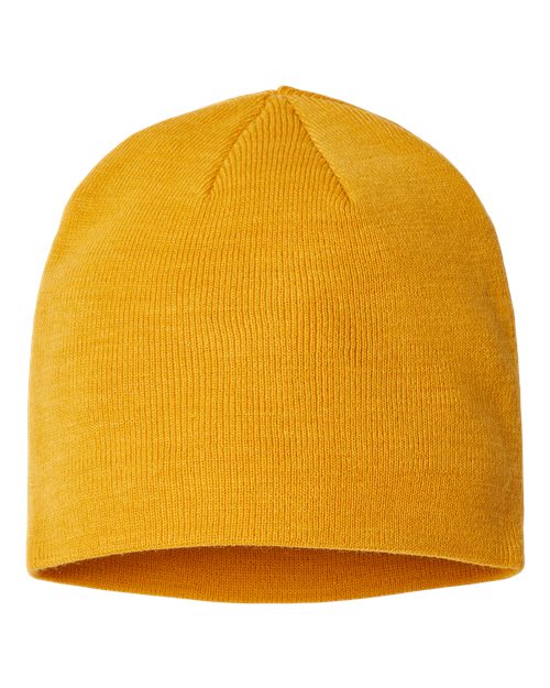 Atlantis Headwear HOLLY Sustainable Beanie #color_Mustard Yellow