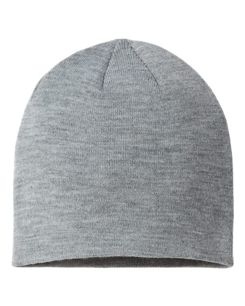 Atlantis Headwear HOLLY Sustainable Beanie #color_Light Grey Melange