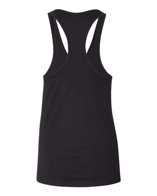 Bella + Canvas B6008 Ladies' Jersey Racerback Tank #color_BLACK