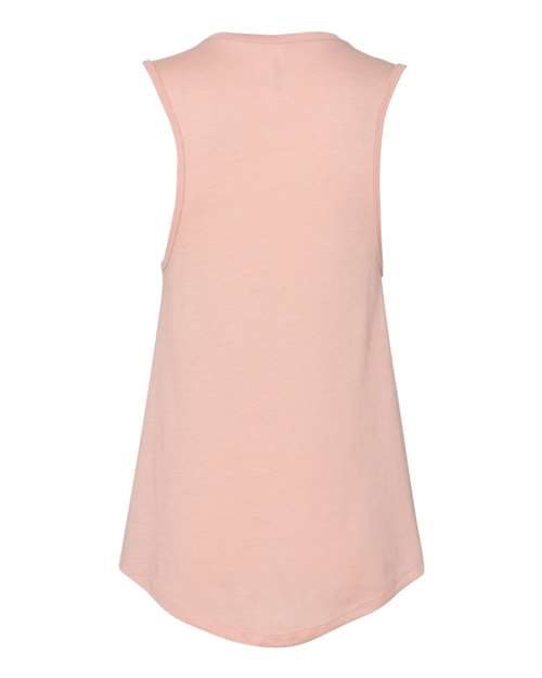 Bella + Canvas B6003 Ladies' Jersey Muscle Tank #color_HEATHER PEACH