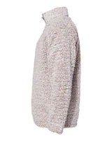 J America JA8454 Adult Epic Sherpa Quarter-Zip #color_OATMEAL HEATHER