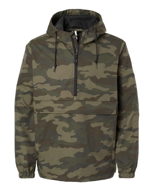 Independent Trading Co. EXP94NAW Nylon Anorak #color_Forest Camo
