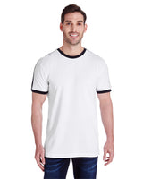 LAT 6932 Men's Retro Ringer T-Shirt
