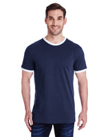 LAT 6932 Men's Retro Ringer T-Shirt