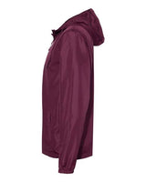 Independent Trading Co. EXP54LWZ Lightweight Windbreaker Full-Zip Jacket #color_Maroon