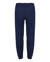 Badger 1575 Unbrushed Polyester Trainer Pants #color_Navy