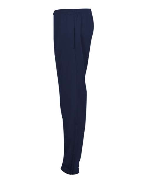 Badger 1575 Unbrushed Polyester Trainer Pants #color_Navy