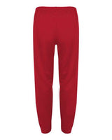 Badger 1575 Unbrushed Polyester Trainer Pants #color_Red