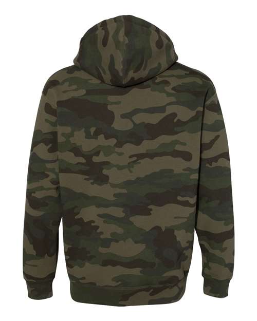 Independent Trading Co. IND4000 Heavyweight Hooded Sweatshirt #color_Forest Camo