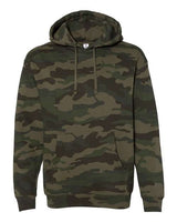 Independent Trading Co. IND4000 Heavyweight Hooded Sweatshirt #color_Forest Camo