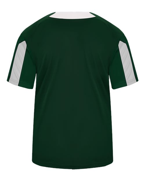 Alleson Athletic 2976 Youth Striker Placket #color_Forest/ White