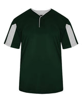 Alleson Athletic 2976 Youth Striker Placket #color_Forest/ White