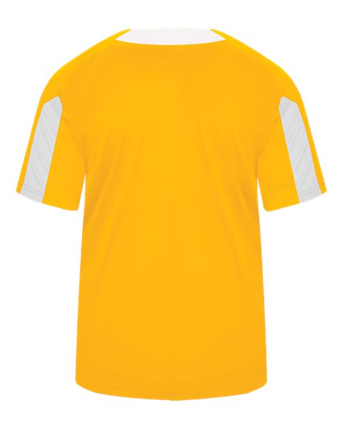 Alleson Athletic 2976 Youth Striker Placket #color_Gold/ White