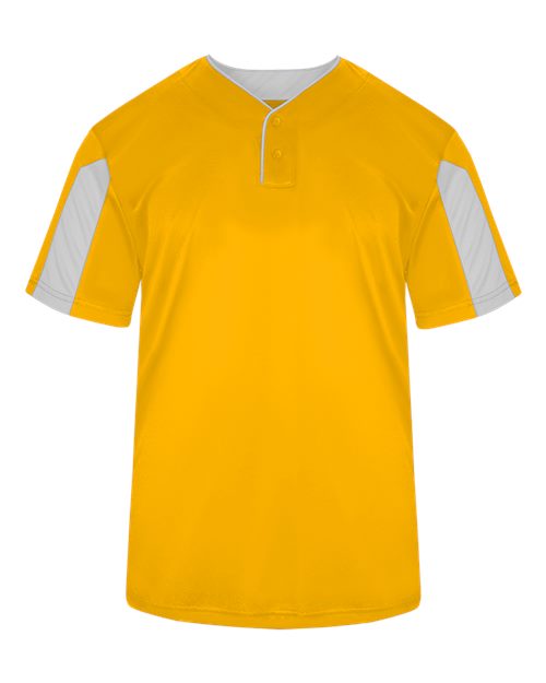 Alleson Athletic 2976 Youth Striker Placket #color_Gold/ White