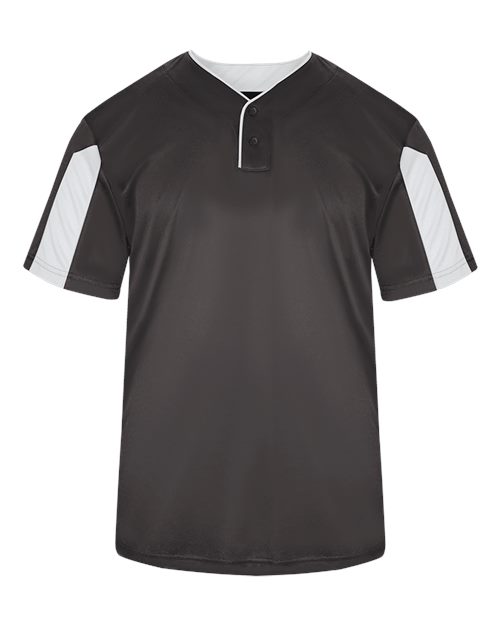 Alleson Athletic 2976 Youth Striker Placket #color_Graphite/ White
