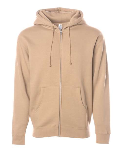 Independent Trading Co. IND4000Z Heavyweight Full-Zip Hooded Sweatshirt #color_Sandstone