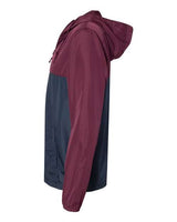 Independent Trading Co. EXP54LWZ Lightweight Windbreaker Full-Zip Jacket #color_Maroon/ Classic Navy