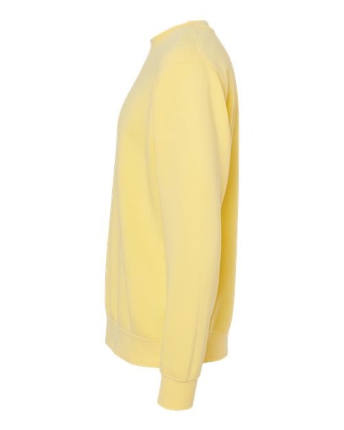 Independent Trading Co. PRM3500 Midweight Pigment-Dyed Crewneck Sweatshirt #color_Pigment Yellow