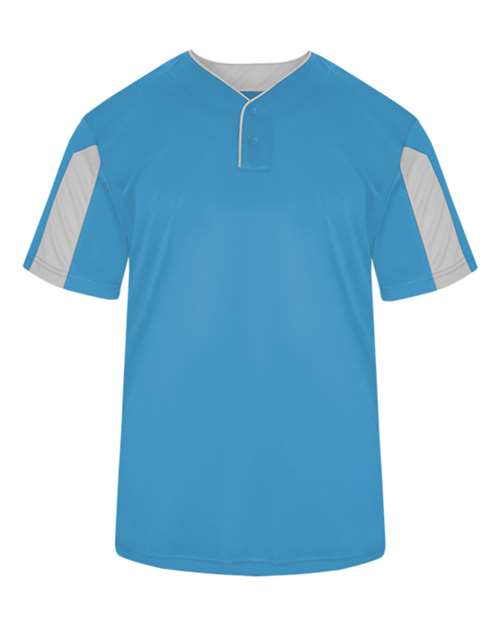 Alleson Athletic 7976 Striker Placket #color_Columbia Blue/ White