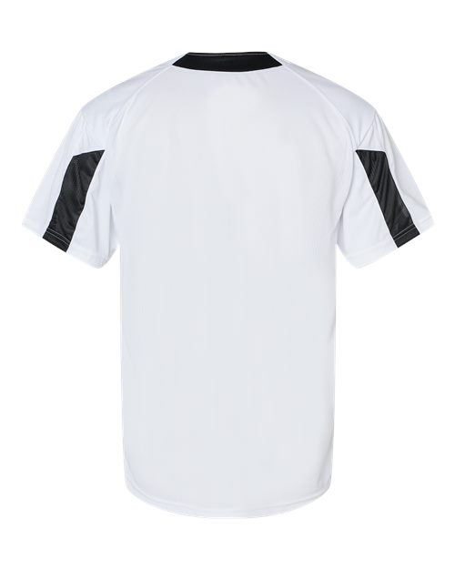 Alleson Athletic 7976 Striker Placket #color_White/ Black