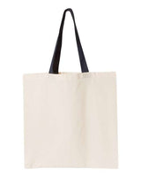 OAD OAD105 OAD Contrasting Handles Tote #color_NAVY