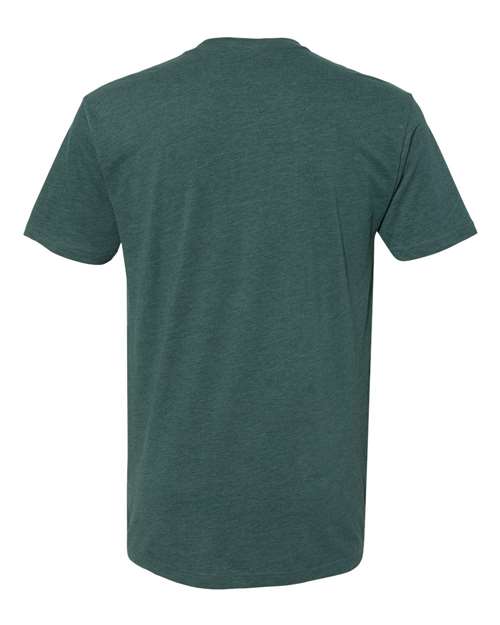 Next Level 6410 Men's Sueded Crew #color_HTH FOREST GREEN