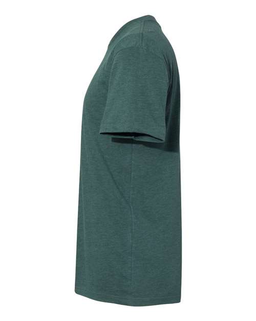 Next Level 6410 Men's Sueded Crew #color_HTH FOREST GREEN