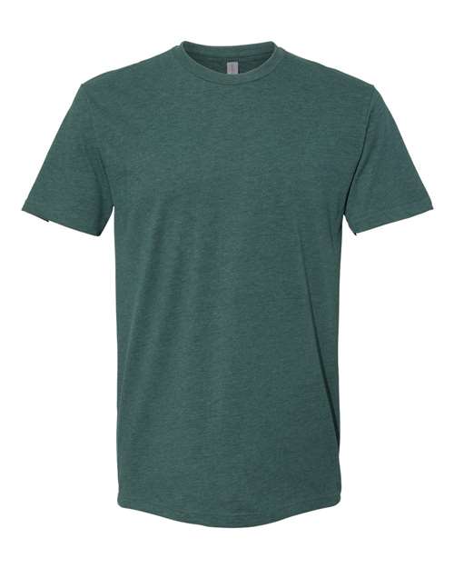 Next Level 6410 Men's Sueded Crew #color_HTH FOREST GREEN